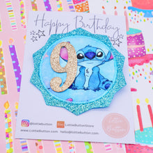 Load image into Gallery viewer, Stitch Birthday Badge
