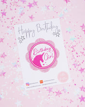 Load image into Gallery viewer, Mermaid Unicorn Birthday Badge
