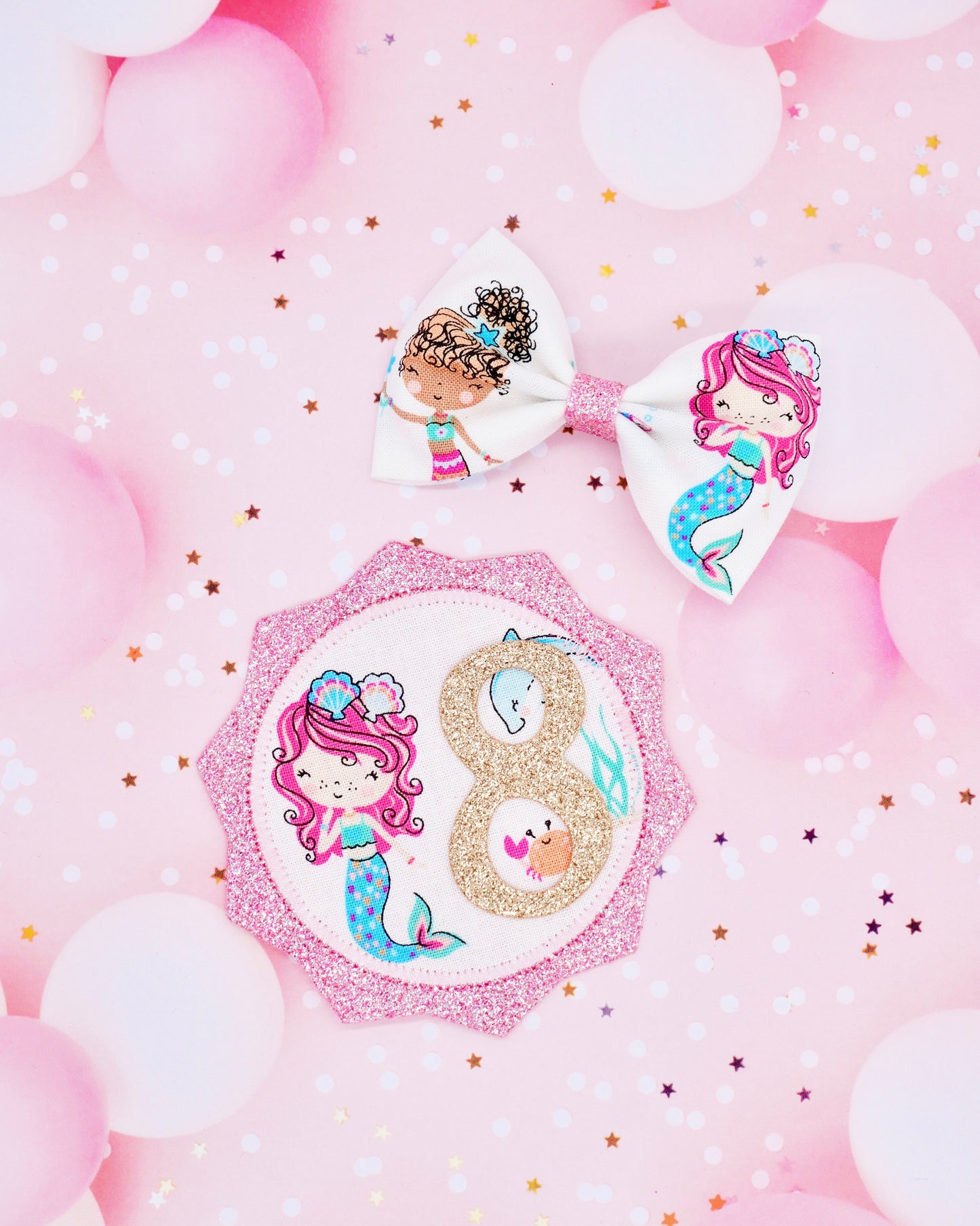 Mermaid Birthday Pin Badge