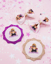 Load image into Gallery viewer, Taylor Swift Hair Bows, Swiftie Hair Bows
