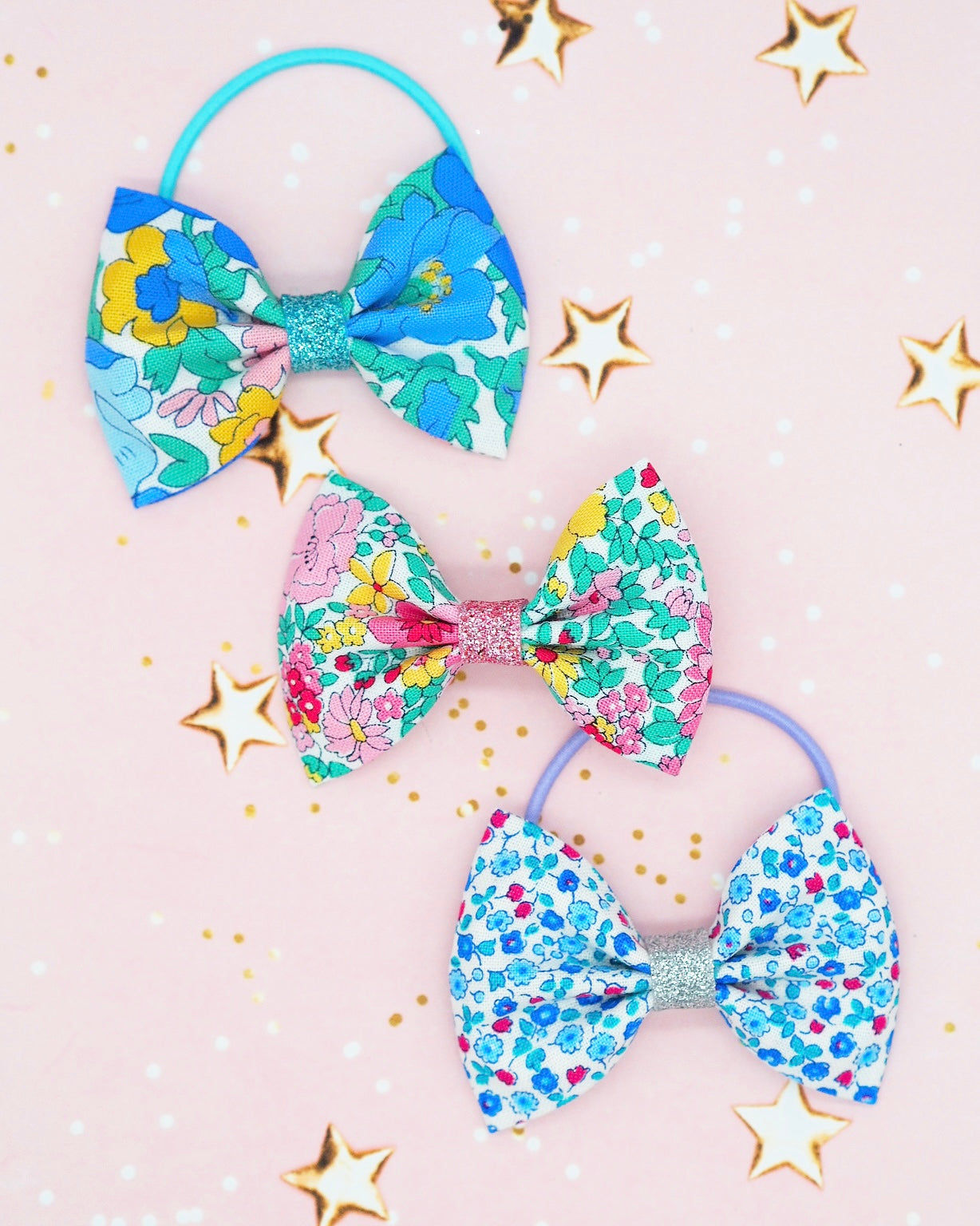 Liberty Of London Floral Pigtail Bows