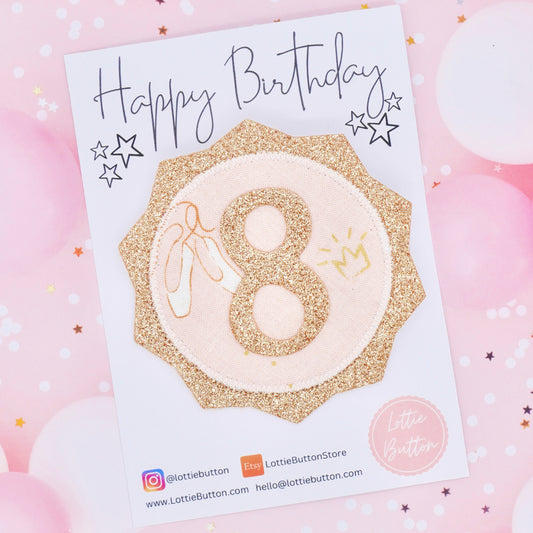 Ballet Birthday Badge