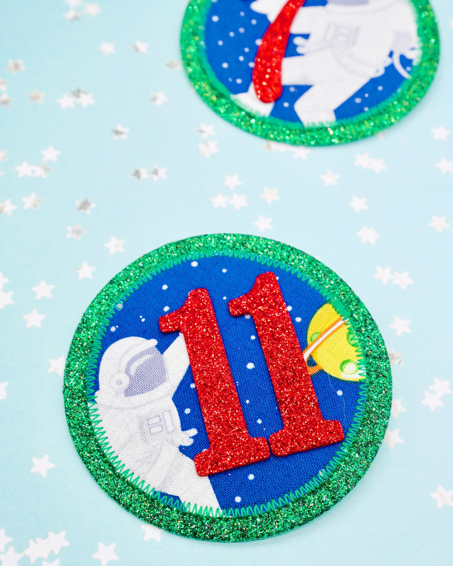 Astronaut Birthday Badge