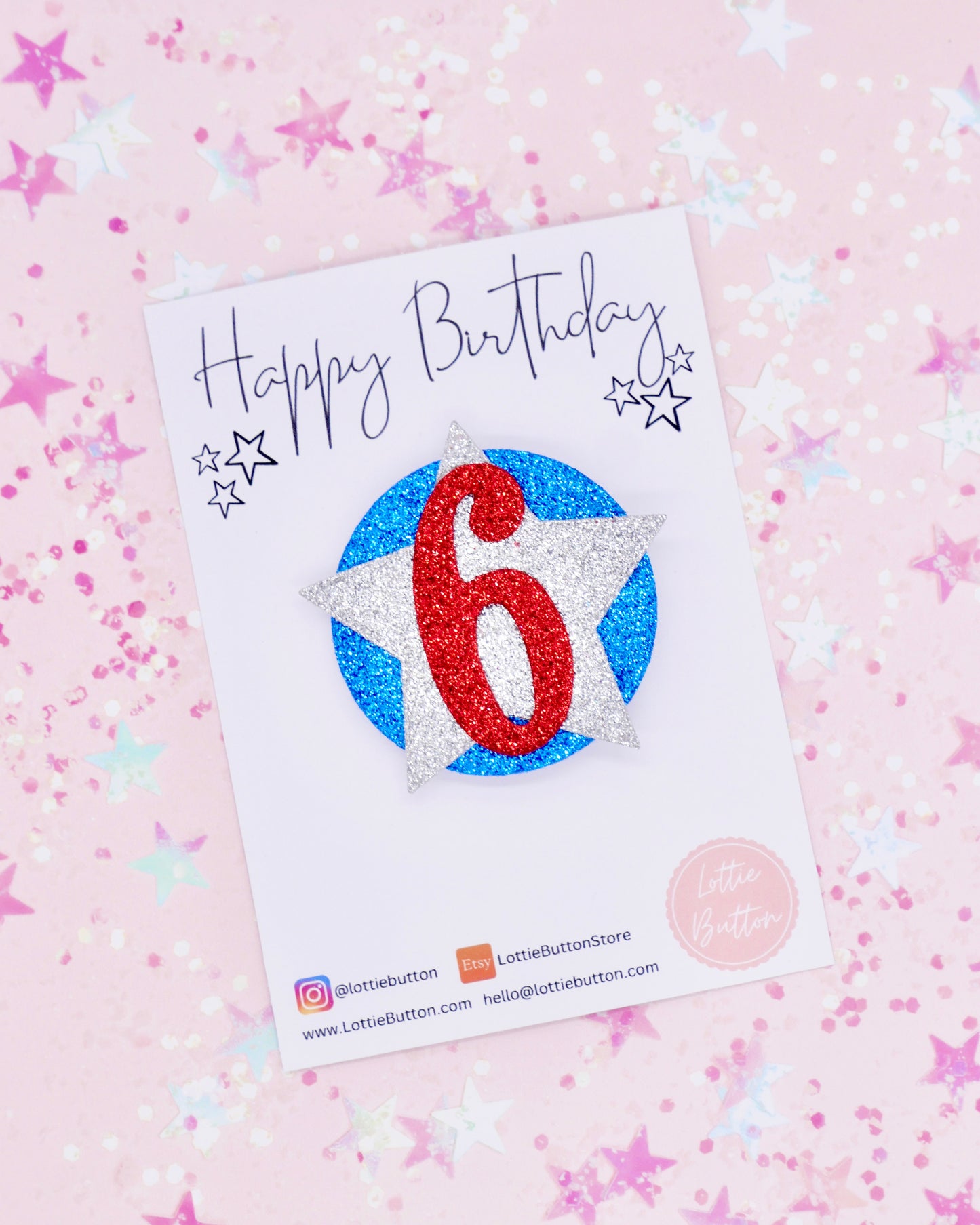 Design your own birthday badge