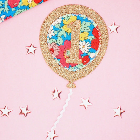 Liberty Balloon Birthday Badge