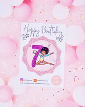 Load image into Gallery viewer, Gymnastic Birthday Pin Badge
