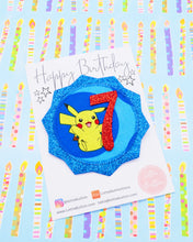 Load image into Gallery viewer, Pokemon Birthday Badge
