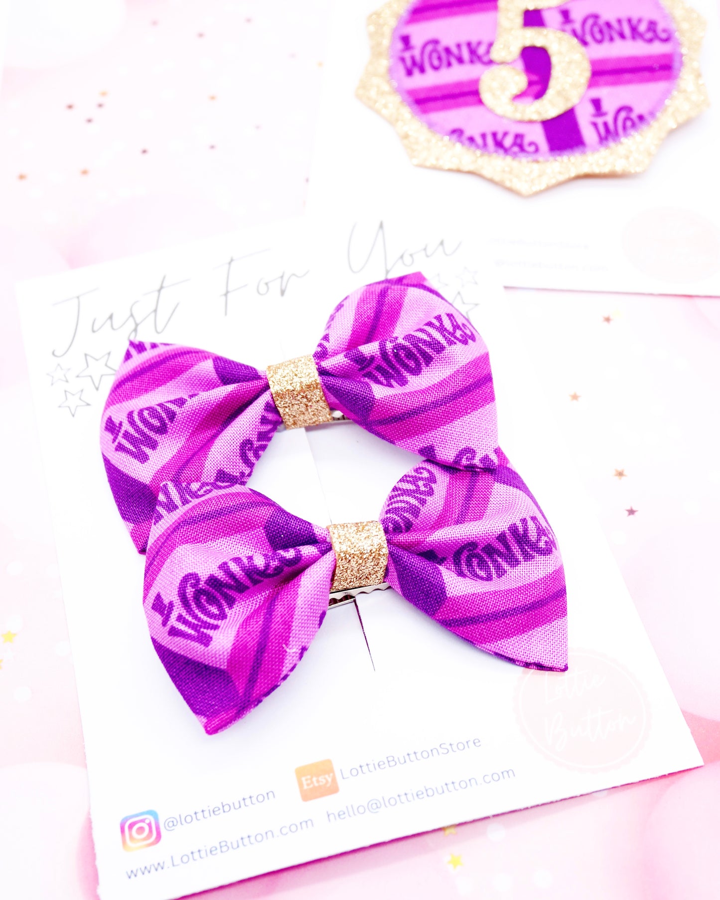 Wonka Hair Bows