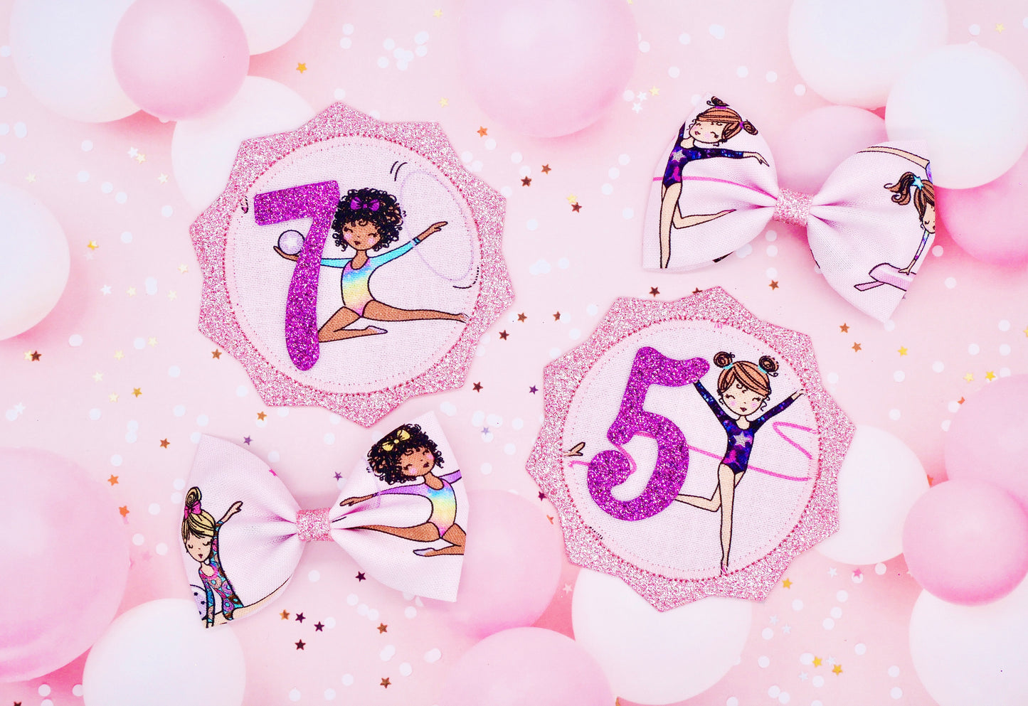 Gymnastic Birthday Pin Badge