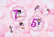 Load image into Gallery viewer, Gymnastic Birthday Pin Badge
