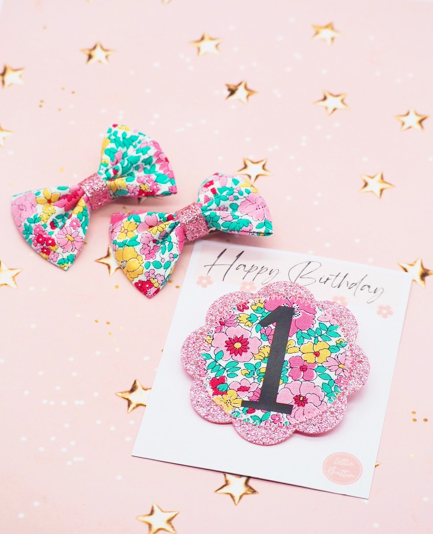 Liberty Of London Floral Pigtail Bows