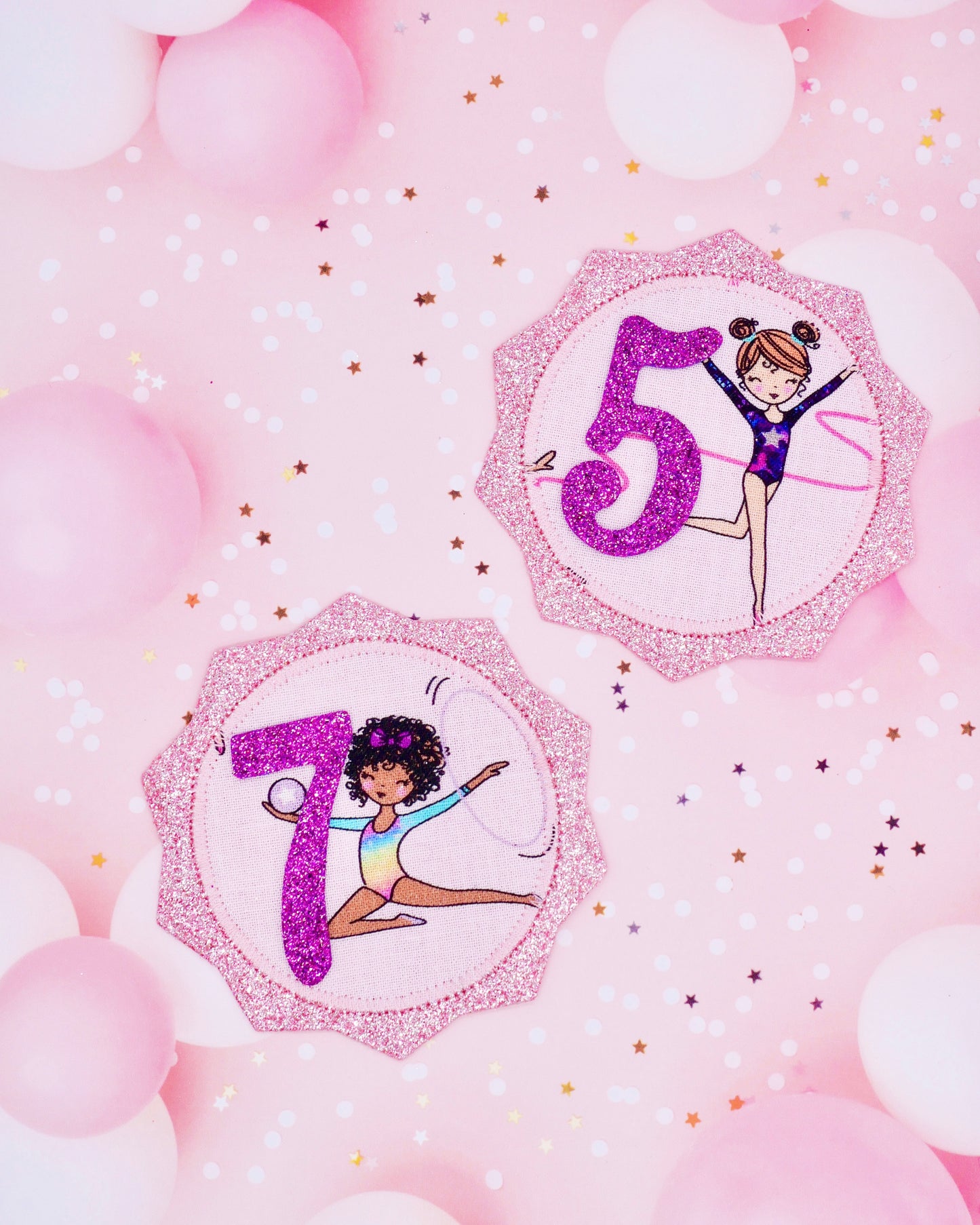 Gymnastic Birthday Pin Badge