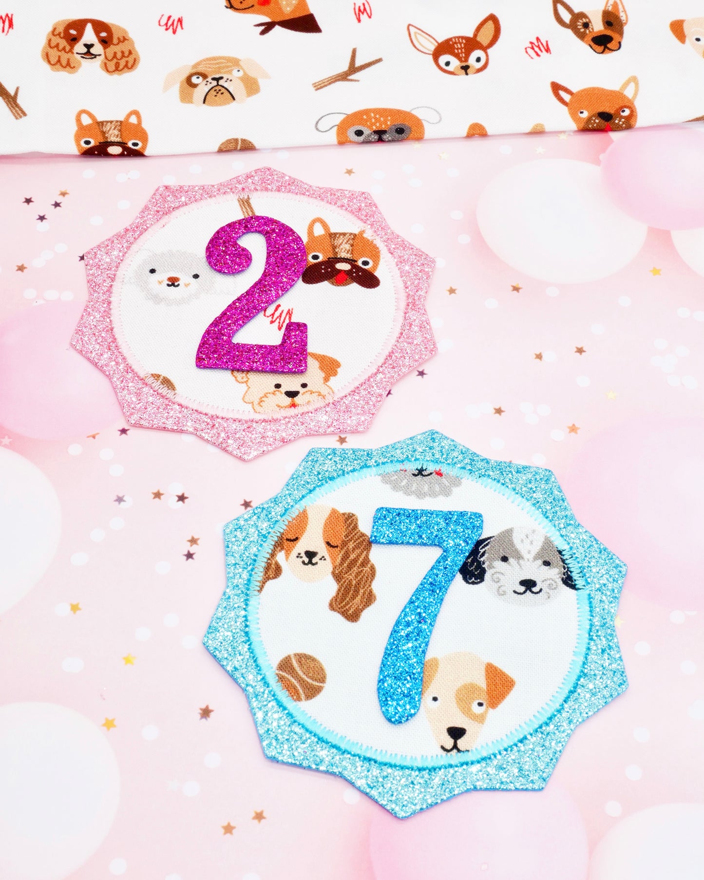 Dog Birthday Badge