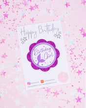 Load image into Gallery viewer, Mermaid Unicorn Birthday Badge
