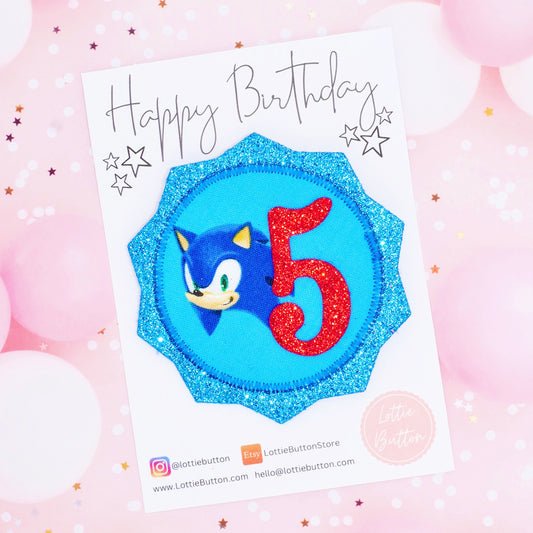 Sonic Birthday Badge