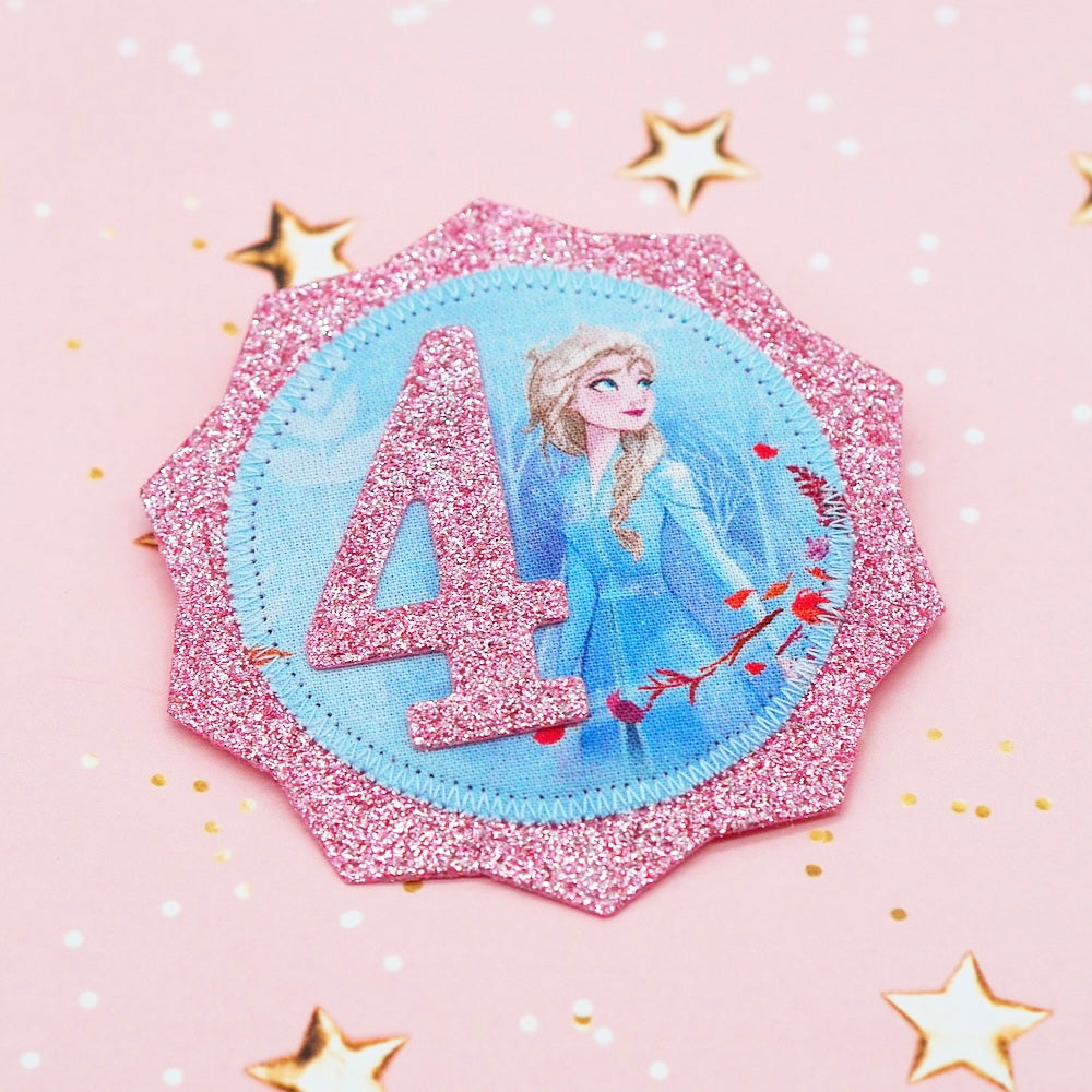 Frozen Elsa Birthday Badge