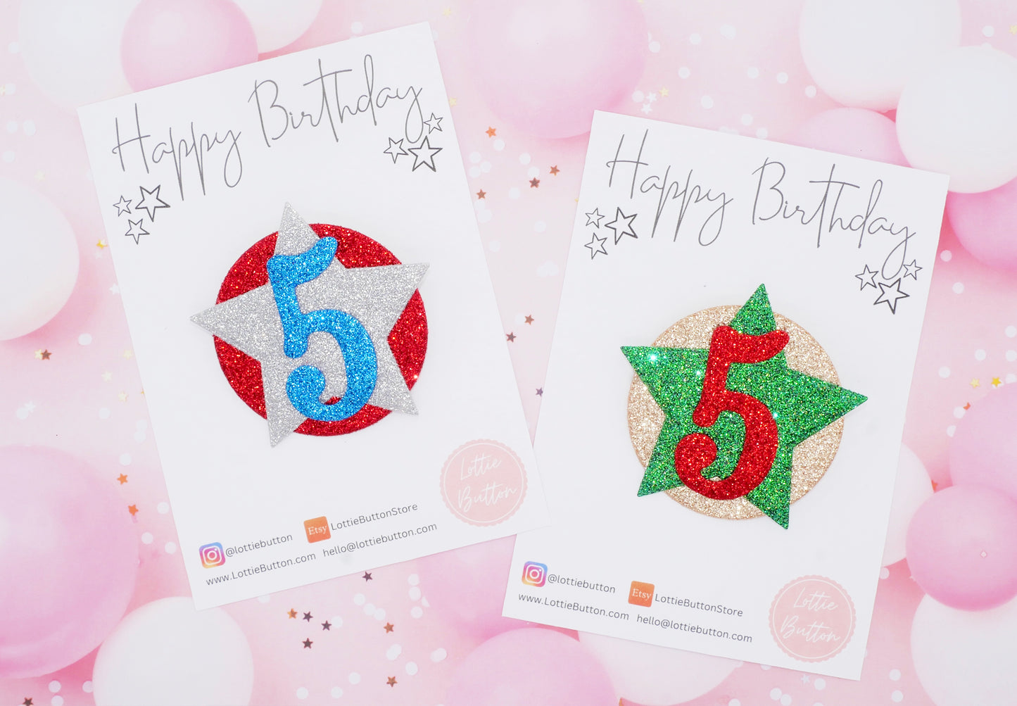 Design your own birthday badge