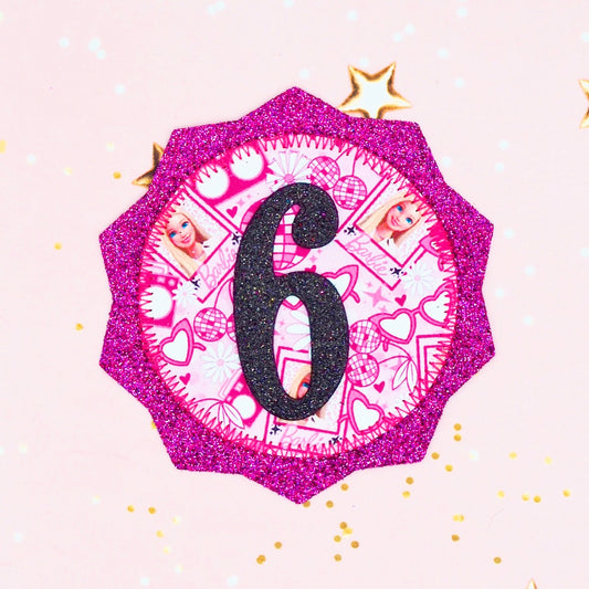 Barbie Birthday Badge