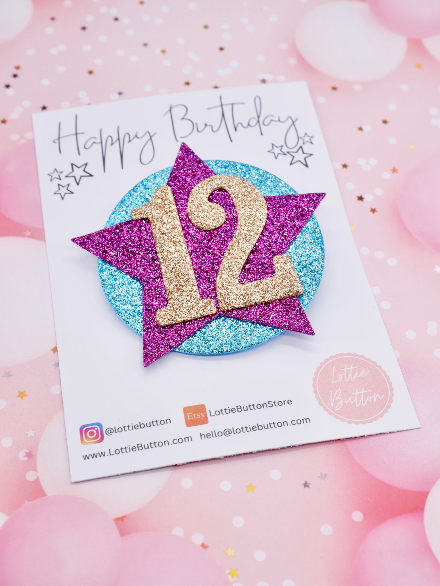 Design your own birthday badge