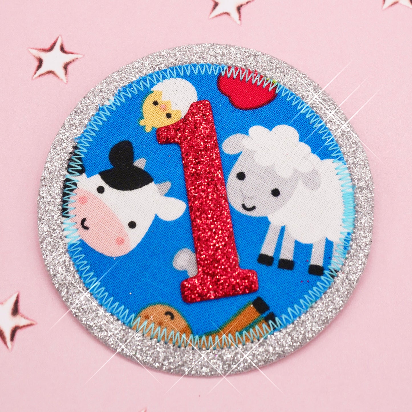 Farm Birthday Badge