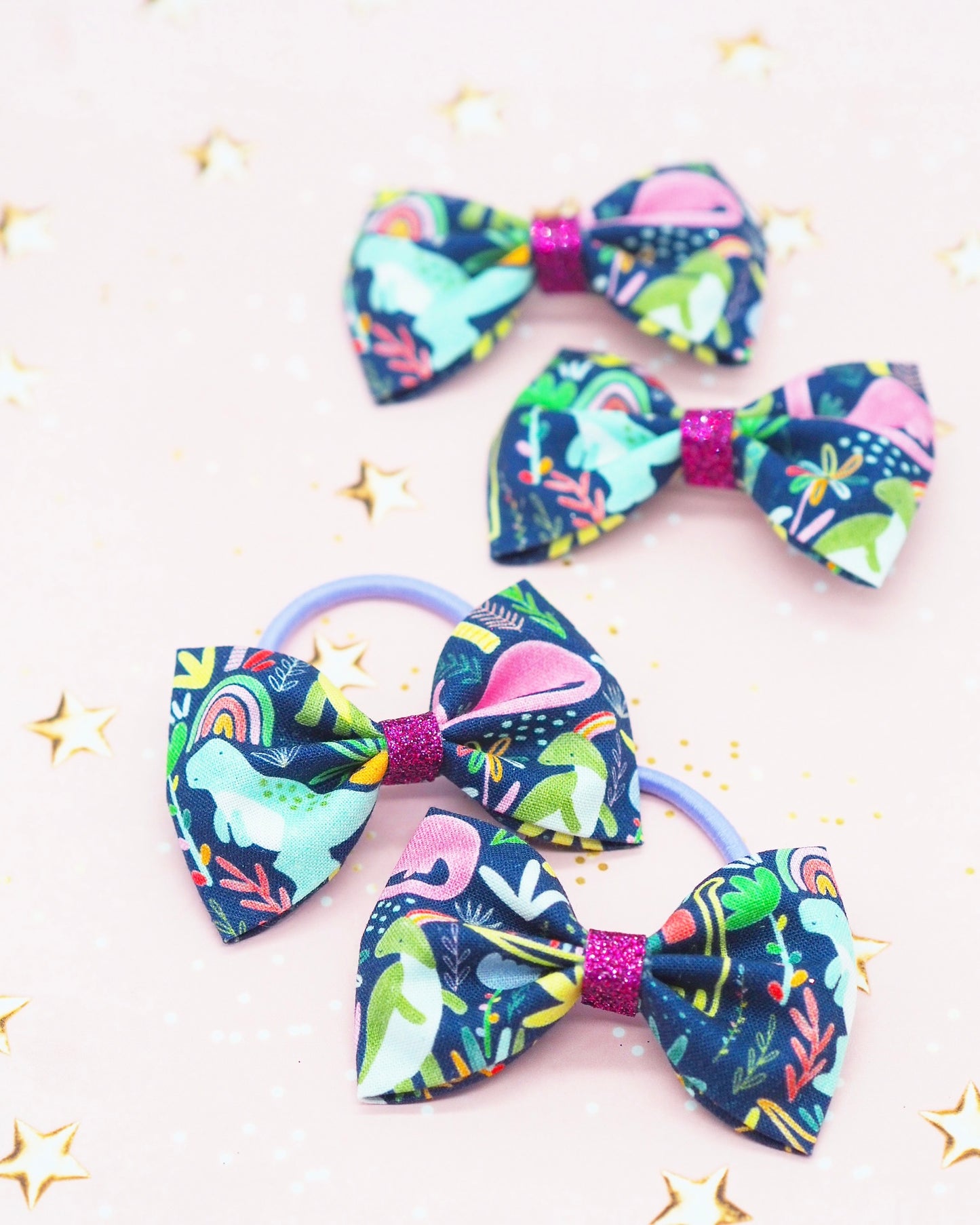 Dinosaur Hair Bows