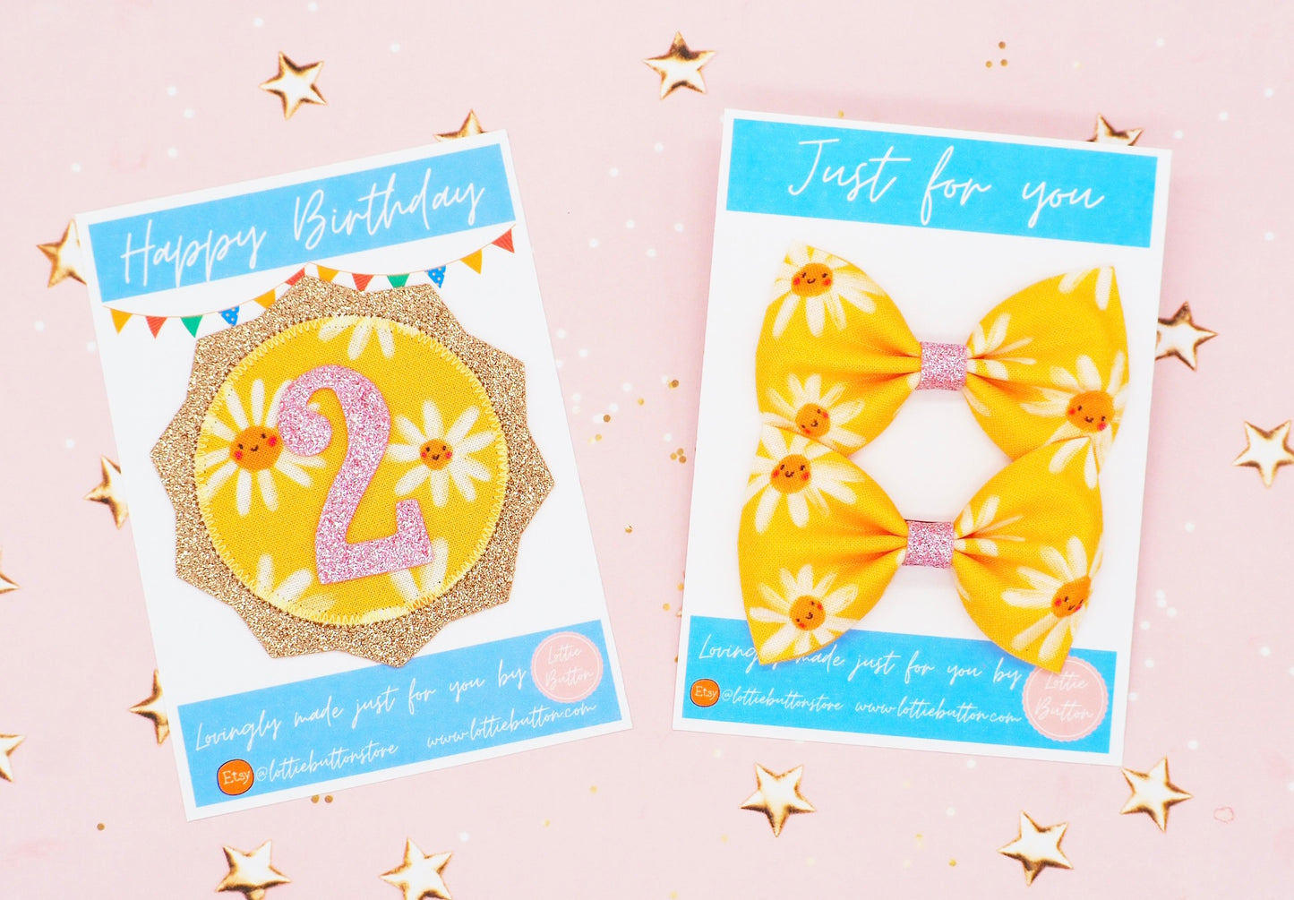 Flower Birthday Badge