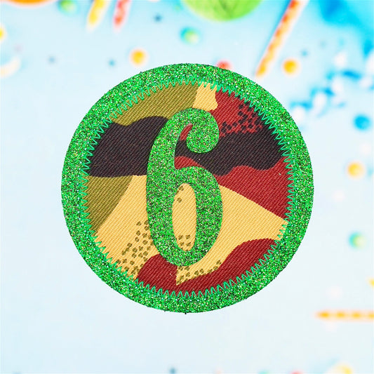 Camo  Birthday Badge