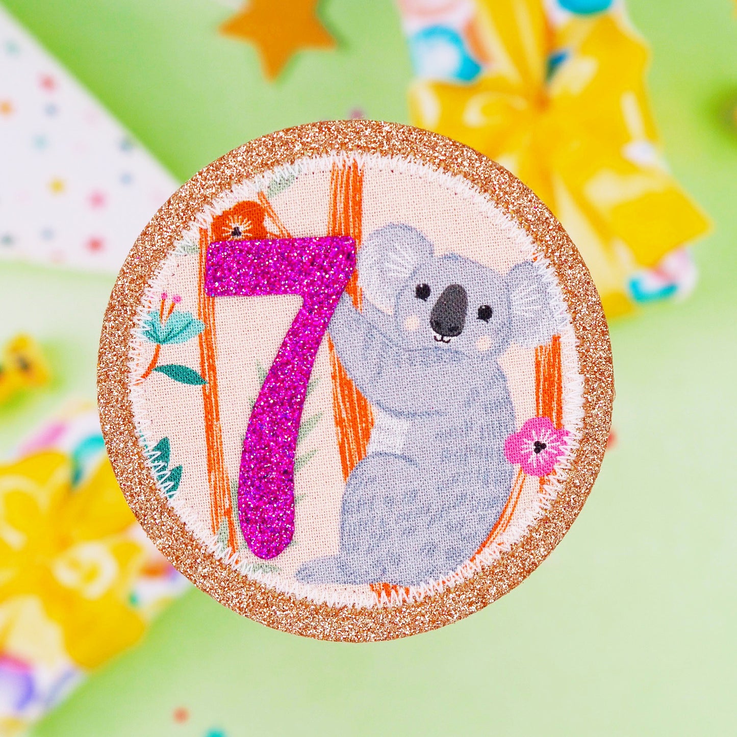 Koala Birthday Badge