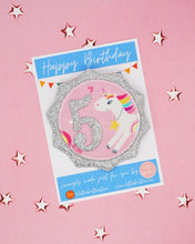 Load image into Gallery viewer, Unicorn Birthday Badge
