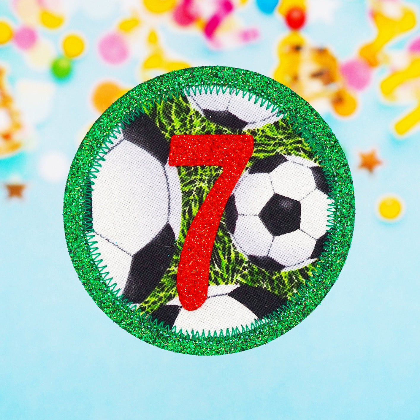 Football Birthday Badge