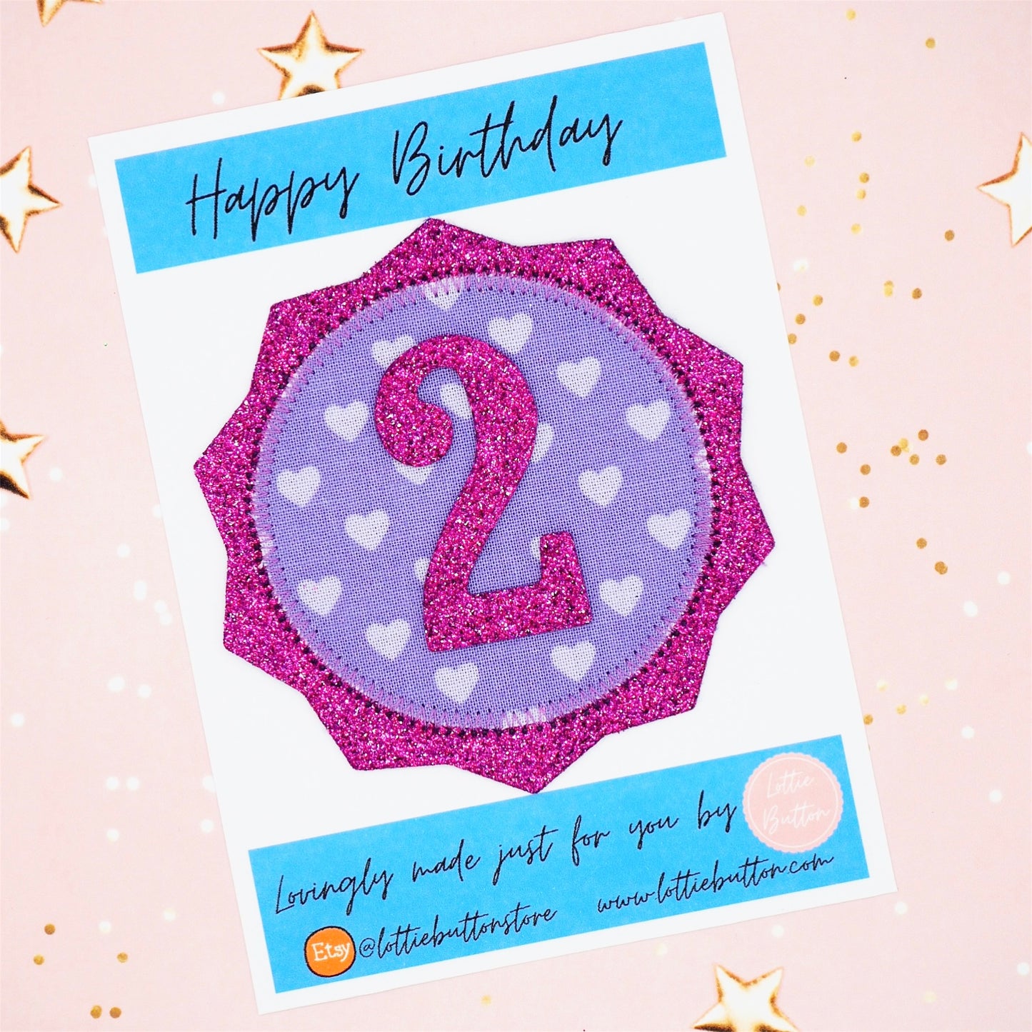 Purple Heart Birthday Badge