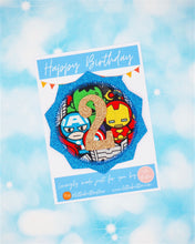 Load image into Gallery viewer, Marvel Birthday Badge
