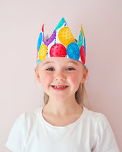 Load image into Gallery viewer, Birthday Balloon Fabric Crown
