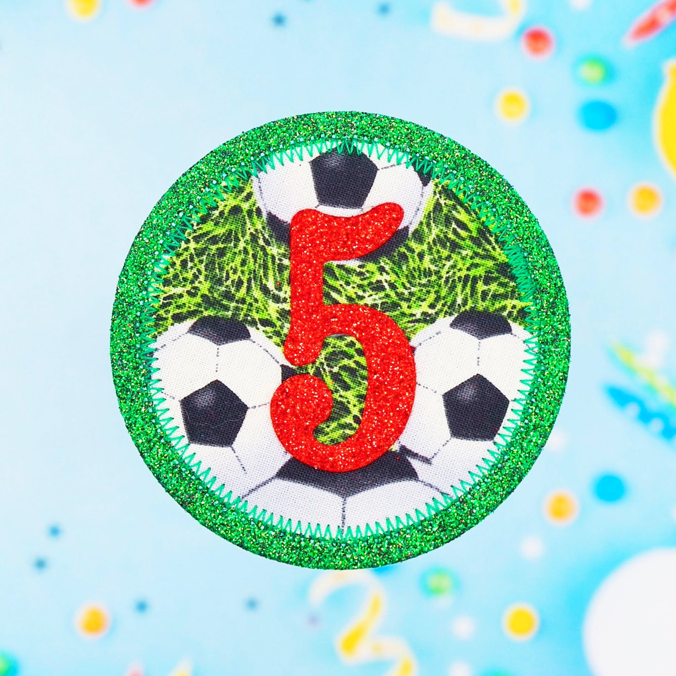 Football Birthday Badge