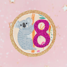 Load image into Gallery viewer, Koala Birthday Badge
