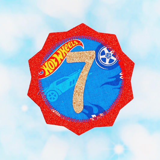 Hot Wheels Birthday Badge