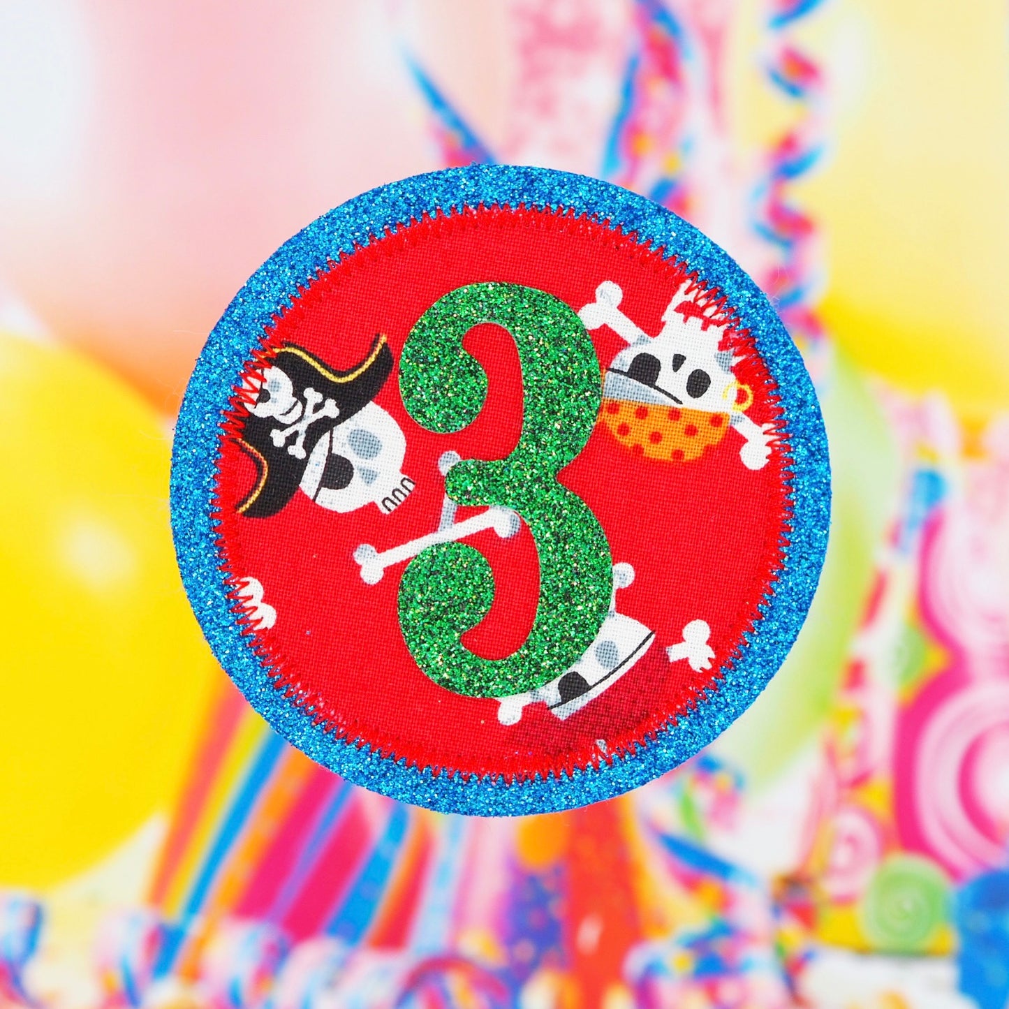 Pirate Birthday Badge