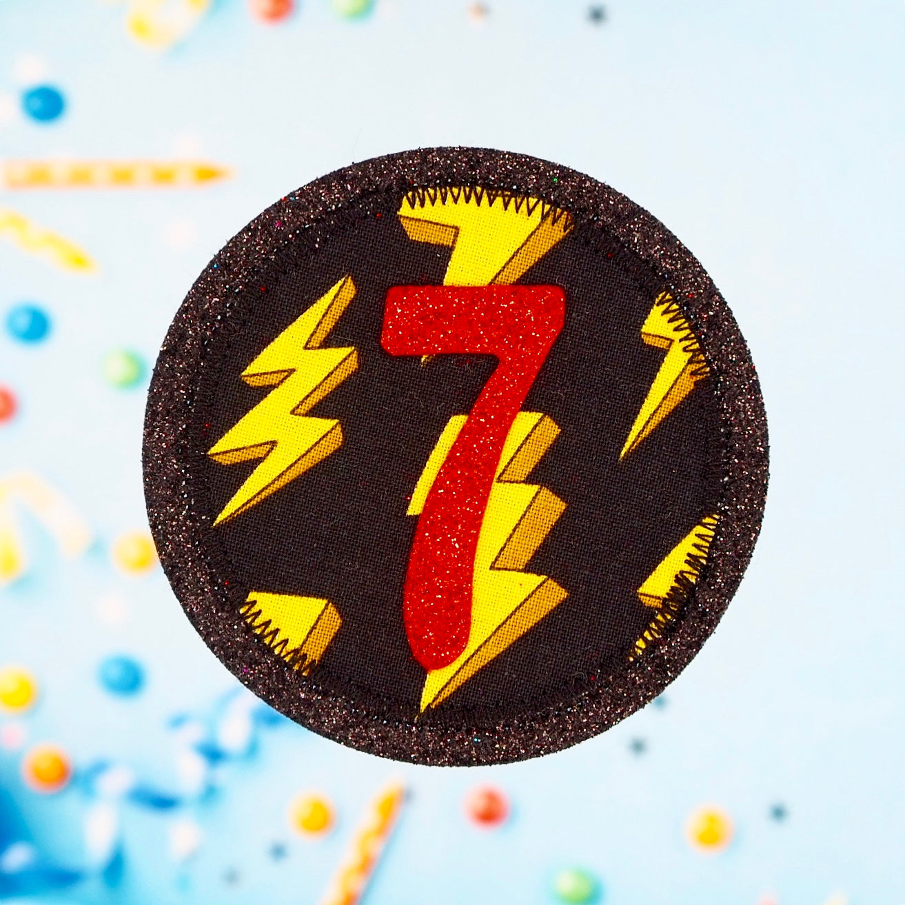 Superhero Birthday Badge