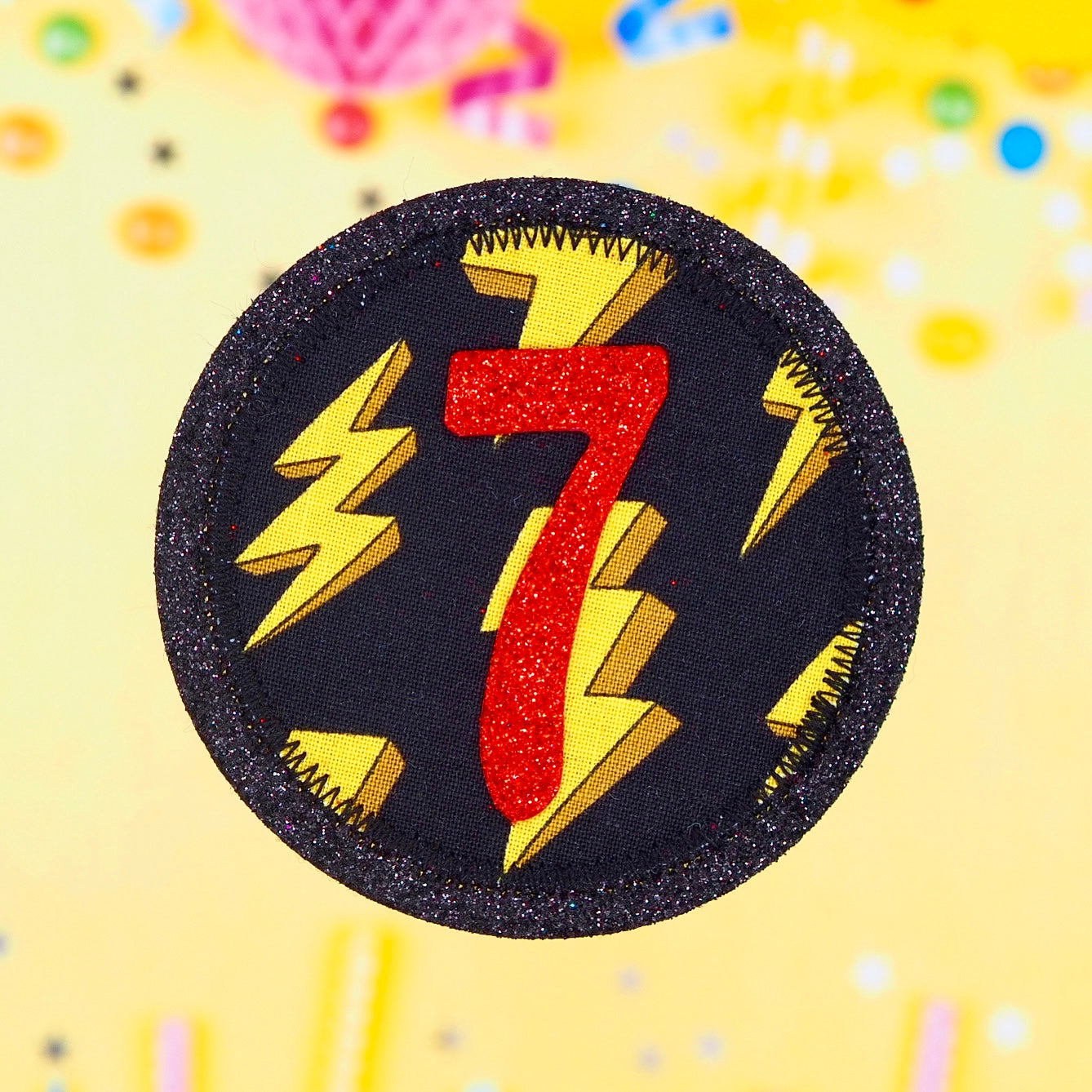 Superhero Birthday Badge