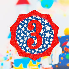 Load image into Gallery viewer, Star Birthday Badge
