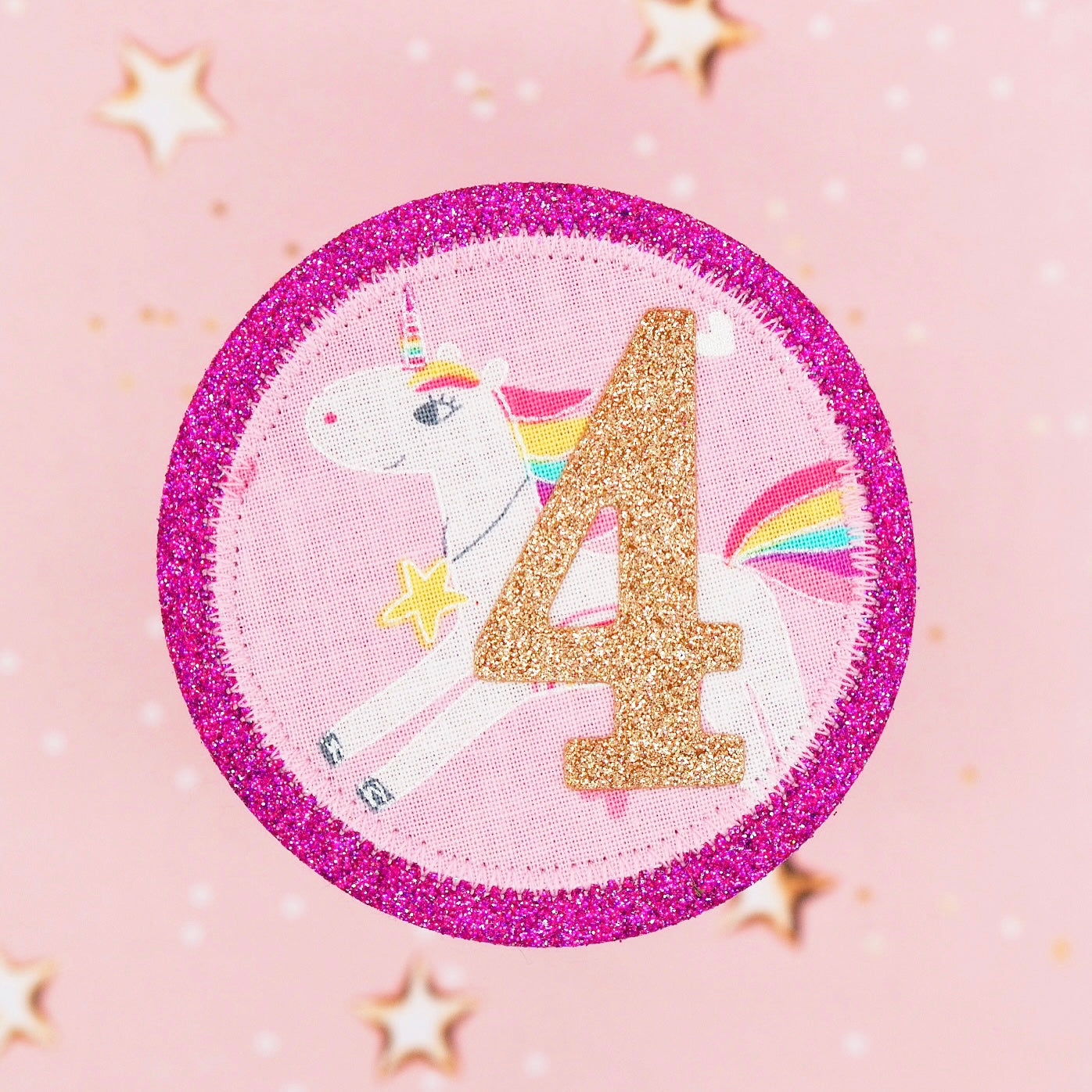 Unicorn Birthday Badge